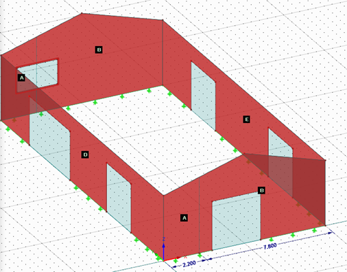 Anzeige der Windzonen