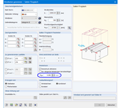 Eingabe des Innendruckbeiwertes im Windlastgenerierer in RFEM