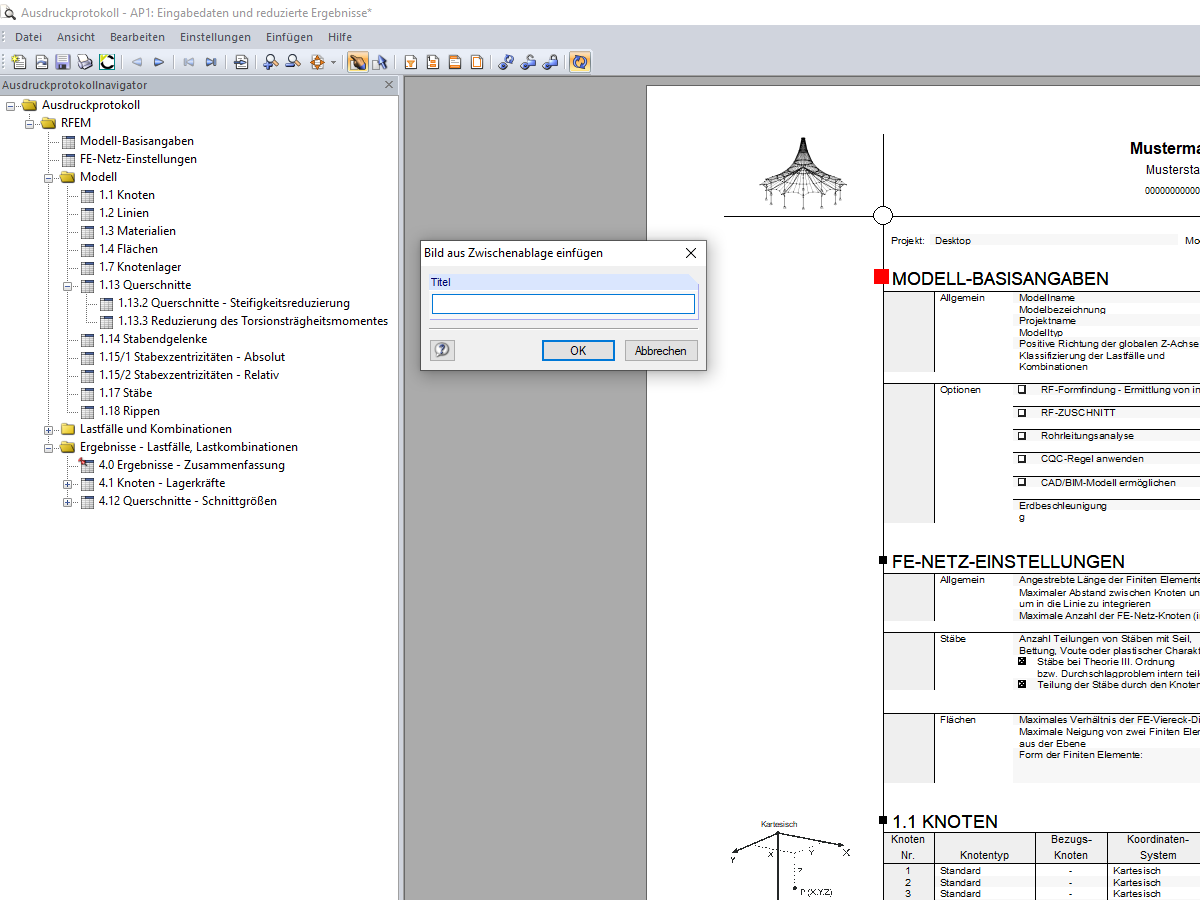 Bild aus Zwischenablage einfügen