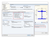Mitwirkung des Schienenprofils