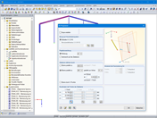 Projizieren von Stäben in eine neue Ebene