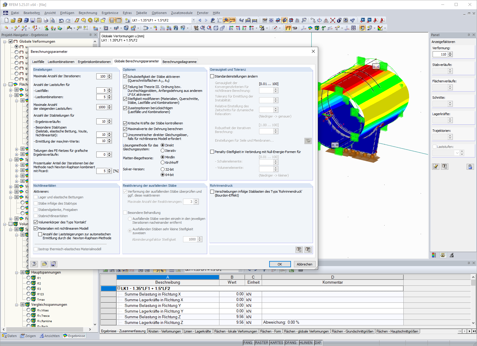 Deaktivierung von nichtlinearen Effekten
