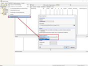 Festlegung des Standardprogramms im Projektmanager