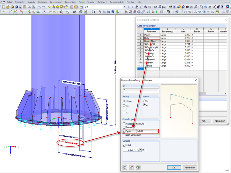 Parameter bearbeiten