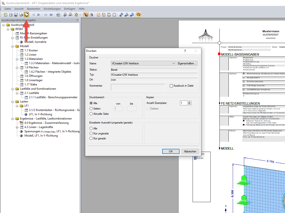 VCmaster t2W Interface