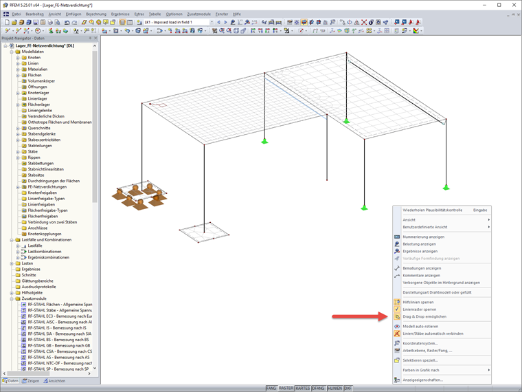 Aktivieren von "Drag & Drop ermöglichen"