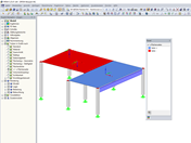 Flächenfärbung im Rendering nach z-Richtung