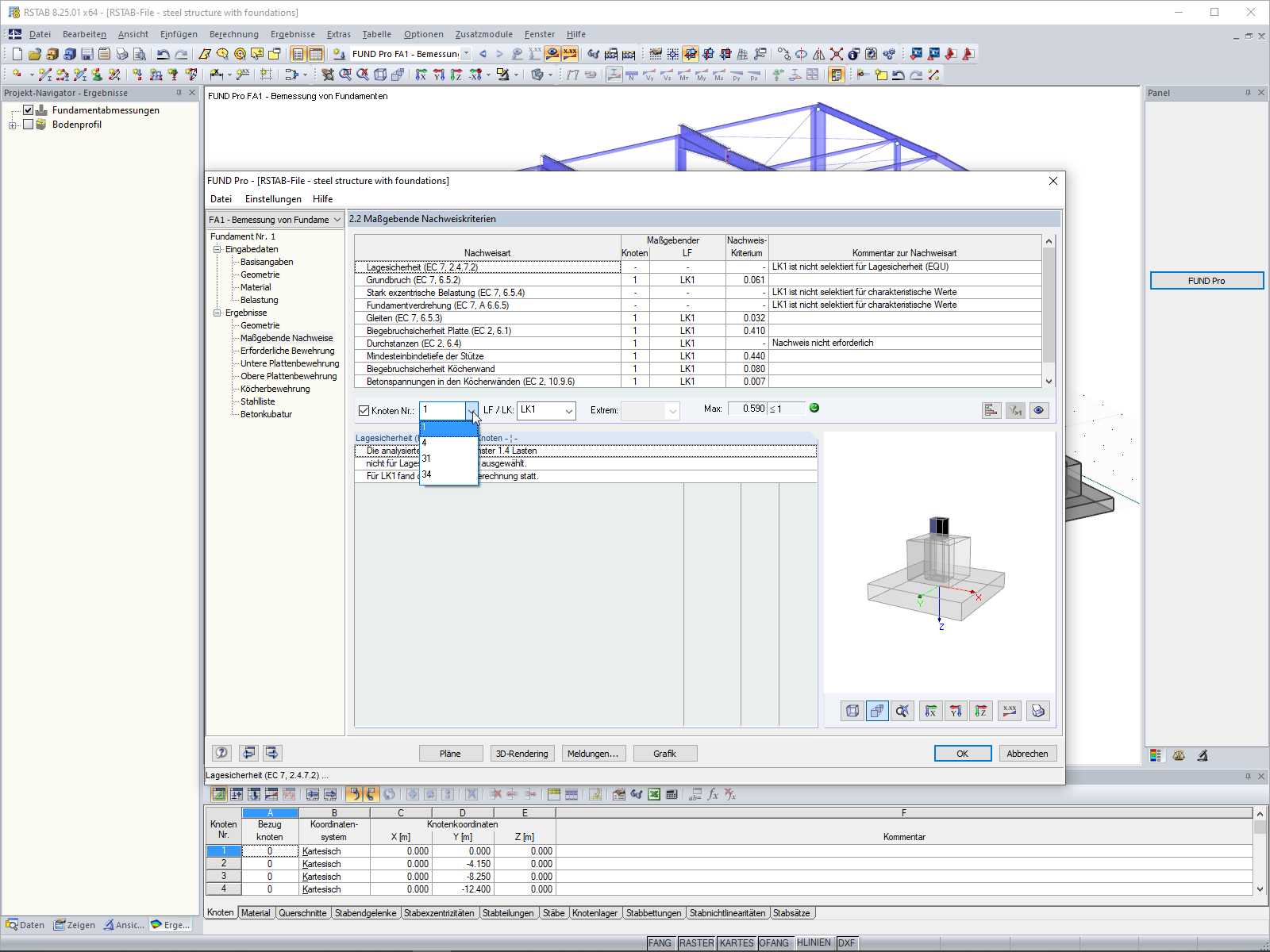 Gezieltes Anzeigen der Ergebnisse