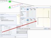 Verwendung von Stabendgelenken mit Spiel