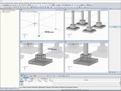 Darstellung der Fundamentabmessungen