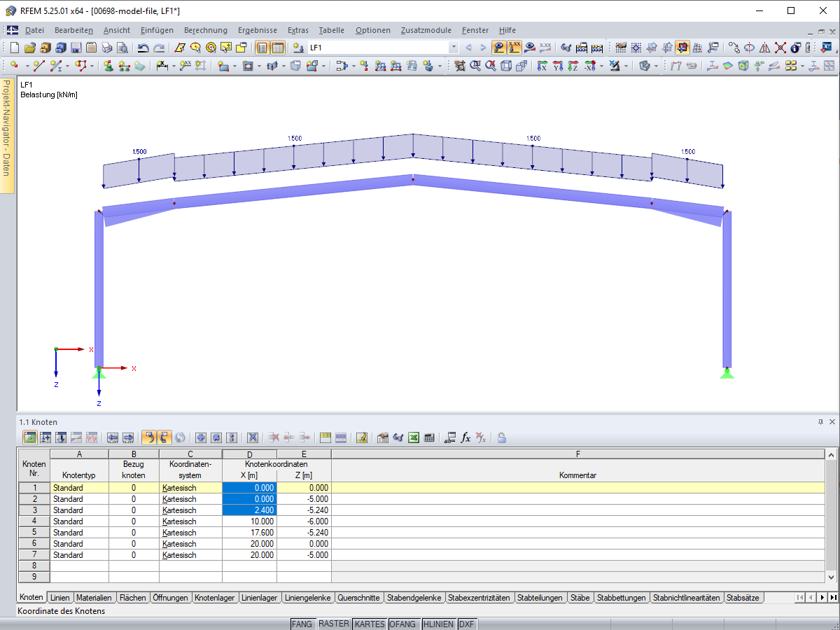 Markieren einer Selektion