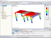 Eigenfrequenz der Struktur vor Reduzierung der Steifigkeit