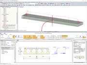 Berechnung einer vorgespannten Hohlplattendecke
