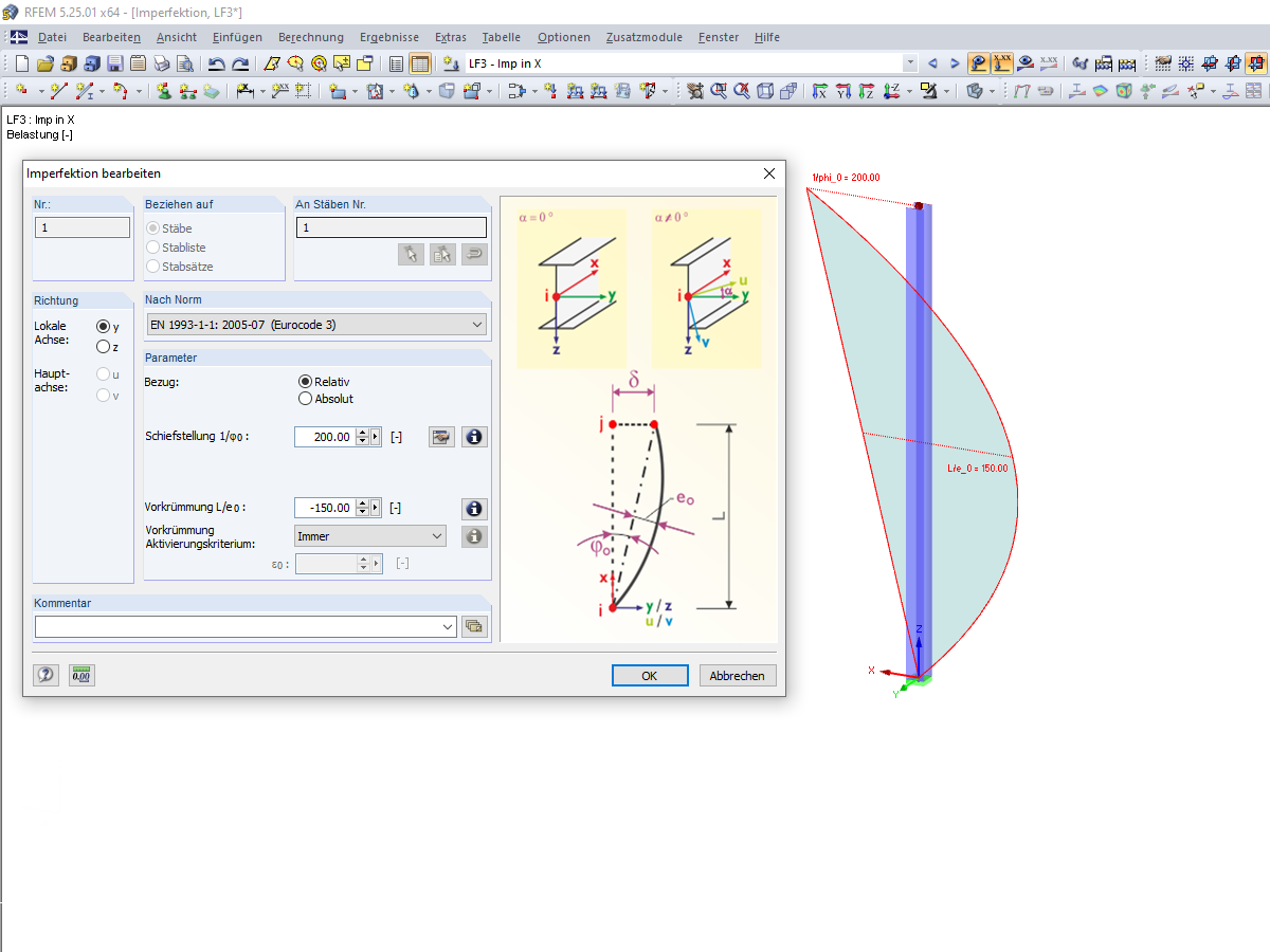Imperfektion bearbeiten
