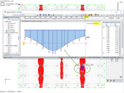 Maximale Druckspannung an der der Plattenoberseite