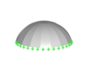 Betonschale hergestellt im „Pneumatischen Keilverfahren“ in Wien, Österreich