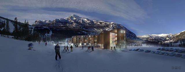 Animation der Hemsedal Alpine Suites in Norwegen (© DBC AS)