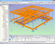 Berechnungsmodell des „AIR House“ in RFEM (© ČVUT)