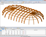 Darstellung der Verformung in RSTAB (© WIEHAG GmbH)