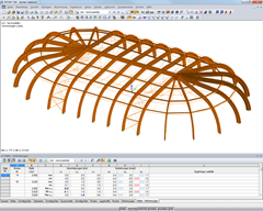 Darstellung der Verformung in RSTAB (© WIEHAG GmbH)