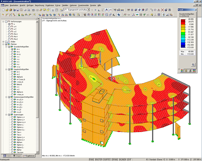 Berechnungsmodell in RFEM (© Rohmer)
