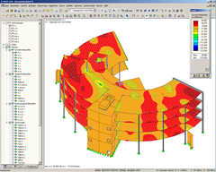 Berechnungsmodell in RFEM (© Rohmer)