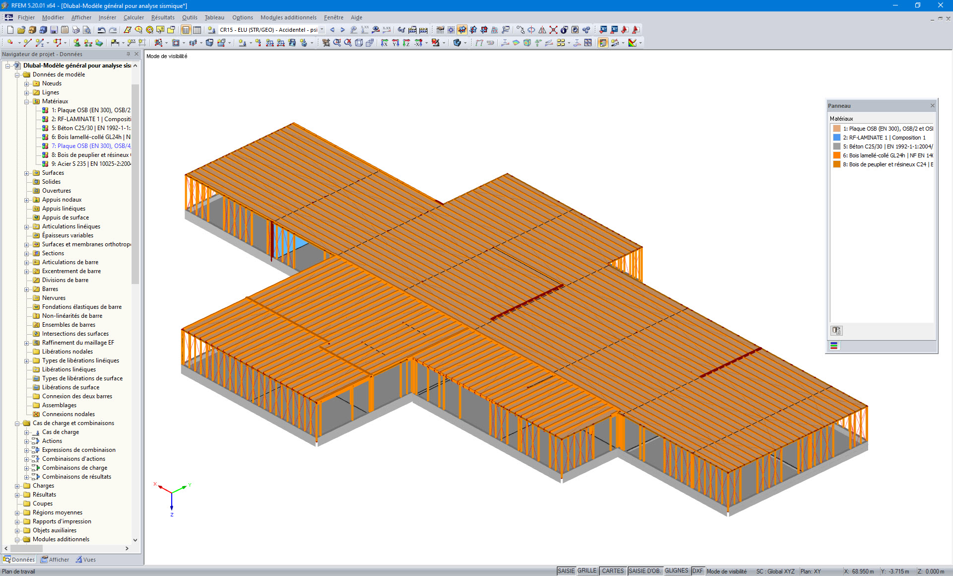3D-Modell der Kinderkrippe in RFEM (© ARTEMIS INGENIEUR)