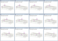 Verschiedene Kranlaststellungen in RFEM (© Albyr)