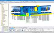 3D-Modell des Funke Media Office in RFEM (© FCP - Fritsch, Chiari & Partner ZT GmbH)