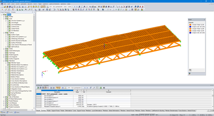 Geometrische Modellierung des Holzdaches (© Holz Albertani SpA)