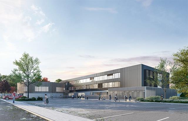 Architekturmodell der Marie-Curie-Schule (© KL Architectes - Bagard & Luron)
