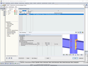Nachweis der Verbindungen im System mit biegesteifen Anschlüssen