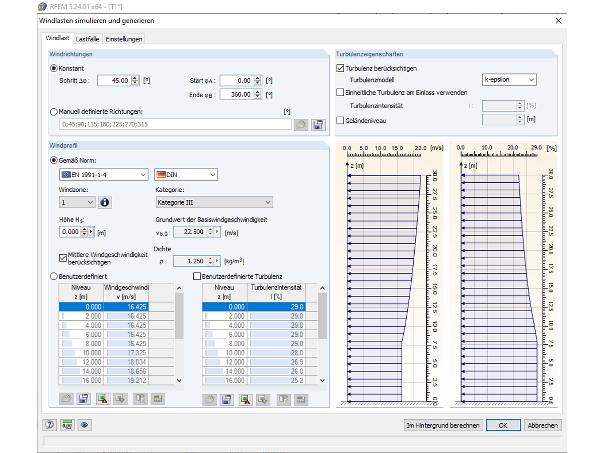 Modellimport in RWIND Simulation