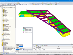 RFEM-Modell des Wassersportcenters (© Kmod Enginyeria en Fusta SL)