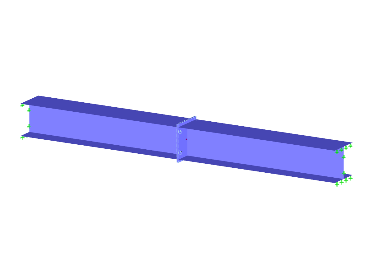 Parametrisiertes FE-Modell zur Bemessung biegesteifer Stirnplattenstöße