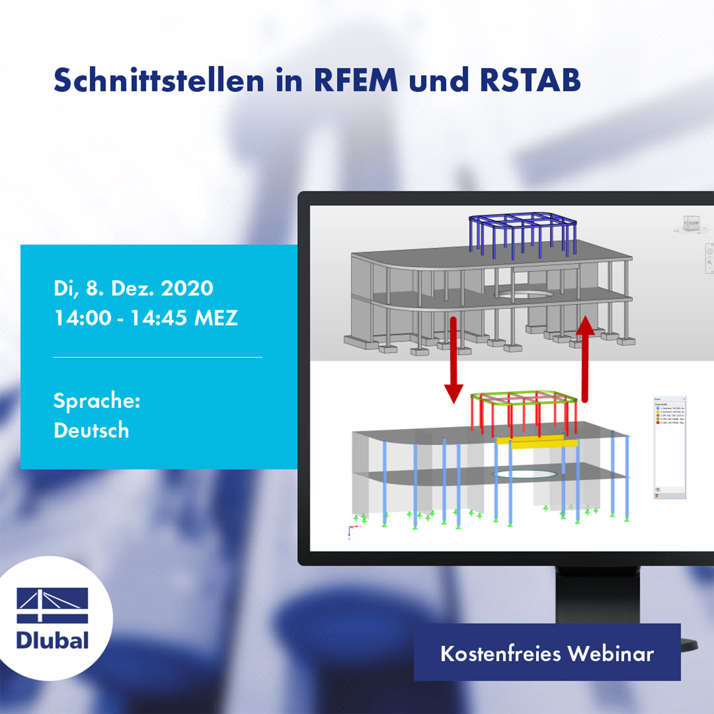 Schnittstellen in RFEM und RSTAB