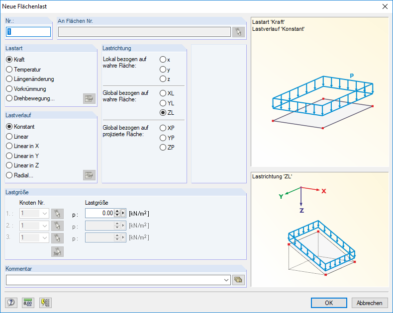 Definition Und Wirkung Der Fl chenlast In RFEM definition-und-wirkung-der-fl-chenlast-in-rfem