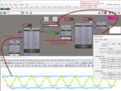 Optimierung der Querschnitte und der Höhe des Fachwerkträgers