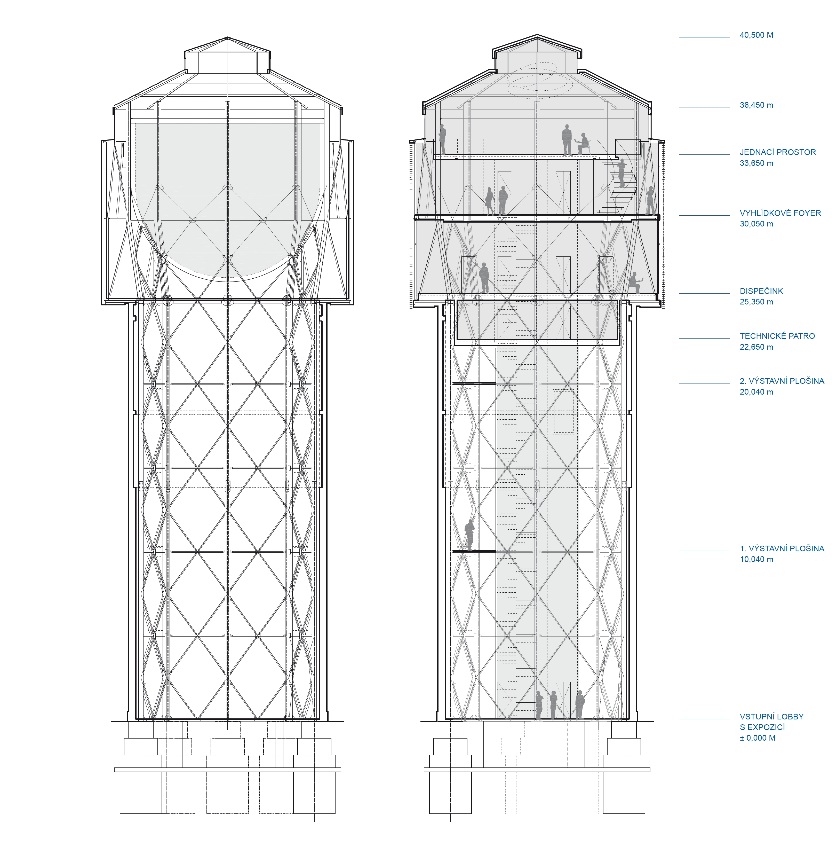 Wasserturm, Kladno-Rozdělov