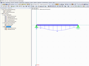 Grafische Darstellung der Ergebnisse aus RF-STAHL EC3 - Brandschutznachweise