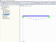 Grafische Darstellung der Ergebnisse aus RF-STAHL EC3 - Gebrauchstauglichkeitsnachweise