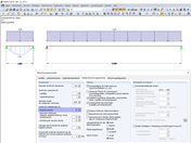 Momentenverlauf mit 30 Stabteilungen für die Ergebnisverläufe