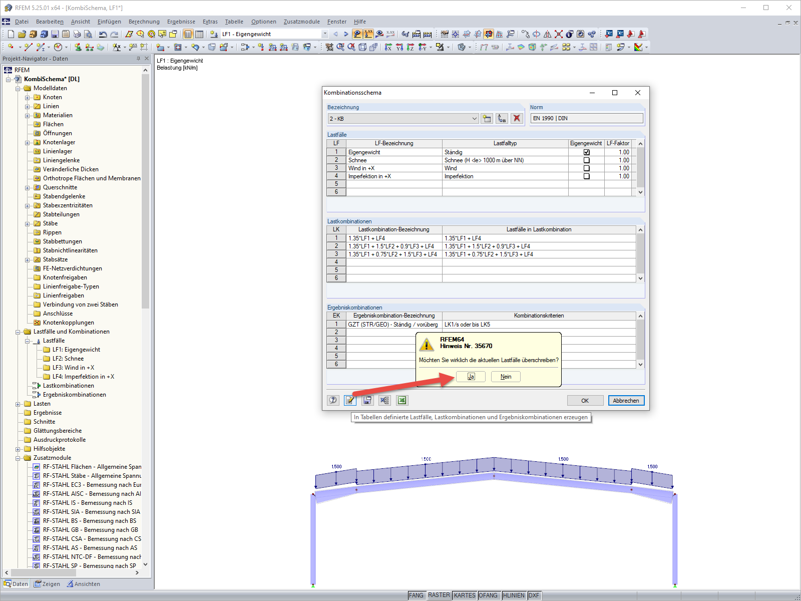 Kobinationen erzeugen