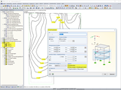 Isolinien mit Schnitt beschriften