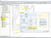 Isolinien mit Schnitt beschriften