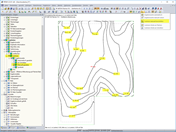 Isolinien manuell beschriften