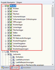 Modelldaten anzeigen