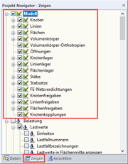 Modelldaten anzeigen