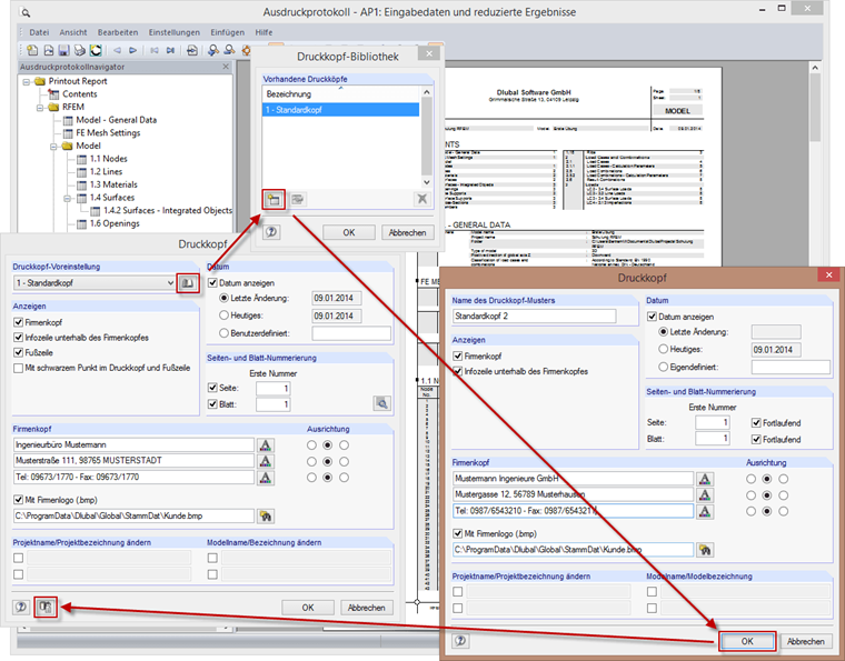 Neuen Druckkopf anlegen