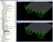Alle Werte an Linienlagern